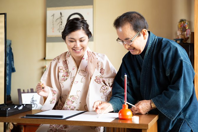 Calligraphy Experience With Simple Kimono in Okinawa - Discovering the Origami Crane Souvenir