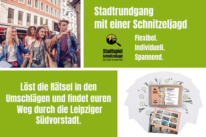 City Game Scavenger Hunt Leipzig Südvorstadt - Independent Discovery Tour - Highlights and Points of Interest