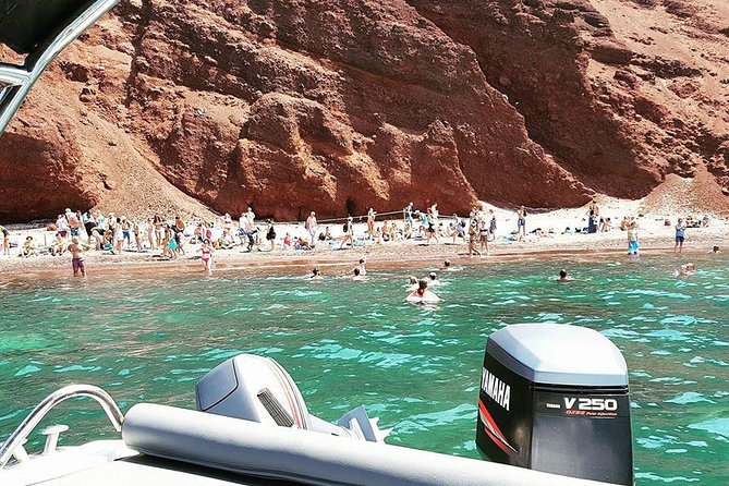 Day Private Cruise to Caldera & Hot Springs via White&Black Beach From Santorini - Visiting the Hot Springs and Thirasia Island