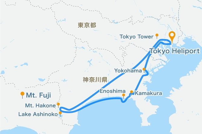 【90 Mins】 Tokaido Tour: Tokyo to Mt. Fuji Helicopter Tour - Safety and Health Restrictions