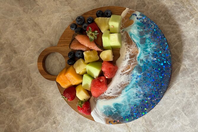 Epoxy Resin Cheese Board Art Class - Reviews and Ratings