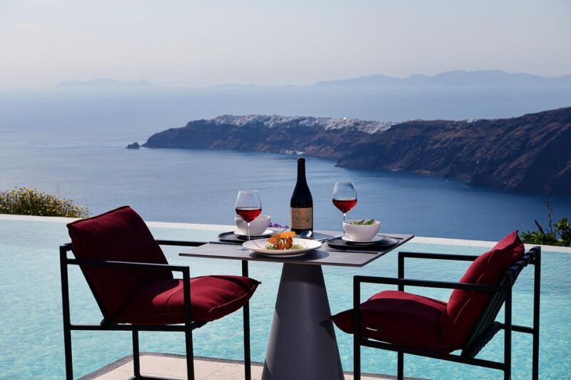 Imerovigli: Premium Wine Tasting With Caldera and Sea Views - Meeting Point and Accessibility