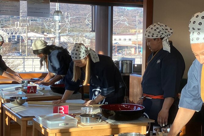 Japanese Noodle Making Class - Tempura and Walnut Soba Soup