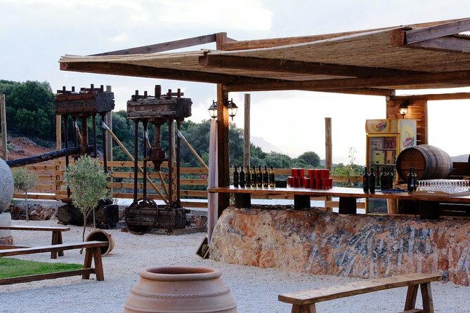 Knossos & Lasithi Plateau: Zeus Cave, Villages, Olive Farm Tour - Learning at the Olive Farm