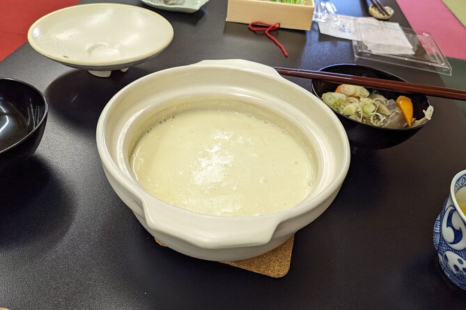 Morning Meditation and Tofu Making Experience in the Temple - The Tofu Making Process