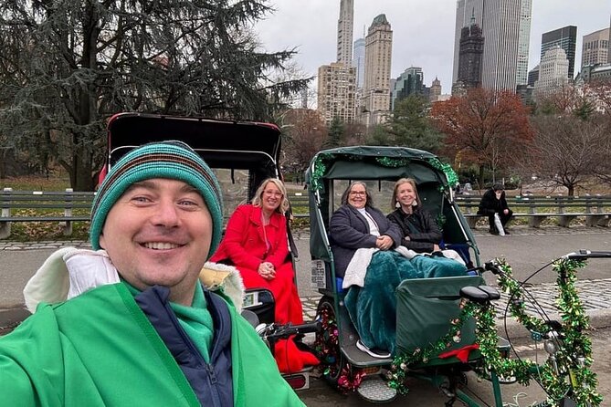 NYC Holiday Lights and Magic Pedicab Tour - Pedicab Ride Experience