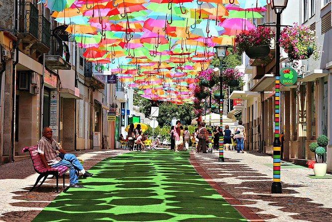 Private Coastal Journey (Obidos, Nazaré) to Águeda Art Umbrellas - Booking Information