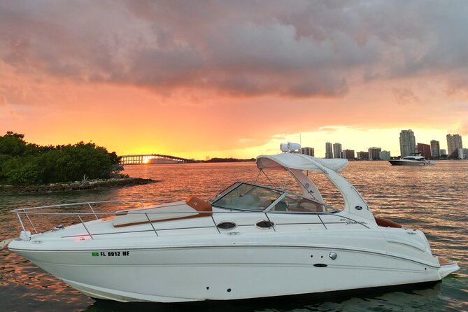 Private Miami Boat Tours With a Captain in a 33' Sundancer - Captain and Surcharge Information