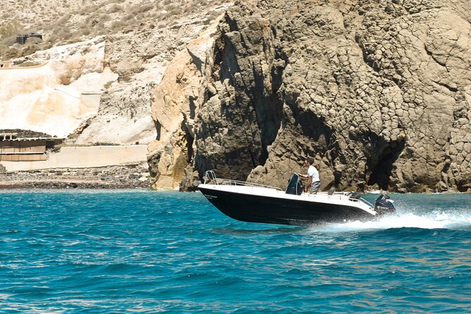Rent a Boat With 30/50hp Engine in Santorini Without a License - Ask Away