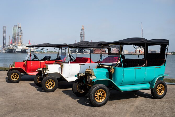 Replica 1908 Model-T Electric Golf Cart Rental - Exploring Galvestons Attractions