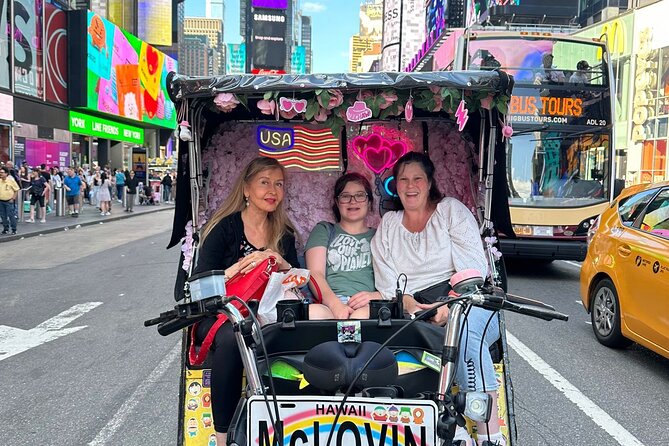Rockettes Christmas Spectacular Pedicab Rides in NYC - Communication With Drivers