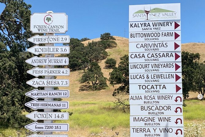 Santa Barbara Wine Country Vineyard & Village Tour - Scenic Santa Barbara Wine Country