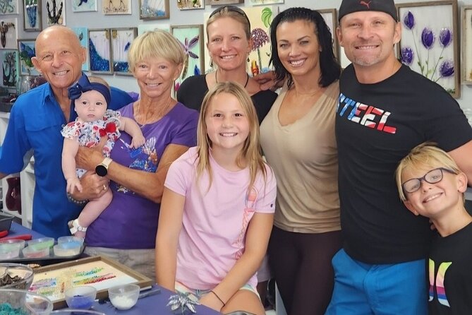 Siesta Key Glass Artwork Class - Class Highlights