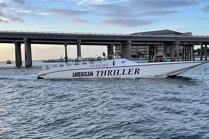 Thriller Speedboat Dolphin Tours in Destin Florida - Exciting Thrill Ride