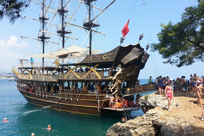6-Hour Kemer Pirate Boat Tour With Open-Buffet Lunch From Antalya - Key Points
