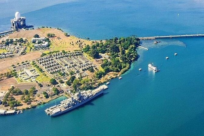 Battleships of WWII at Pearl Harbor From Waikiki - Honoring the Fallen at the USS Oklahoma Memorial