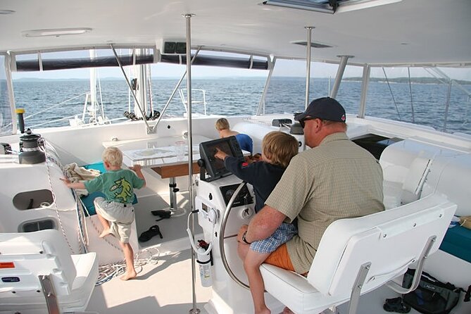 Catamaran Day Sail Shelling Excursion 42ft. Mainecat Cool Beans - Exploring the Exclusive Island