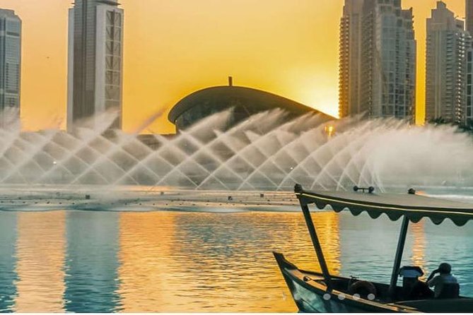 Dubai: Fountain Show and Burj Lake Ride by Traditional Boat - Cancellation Policies