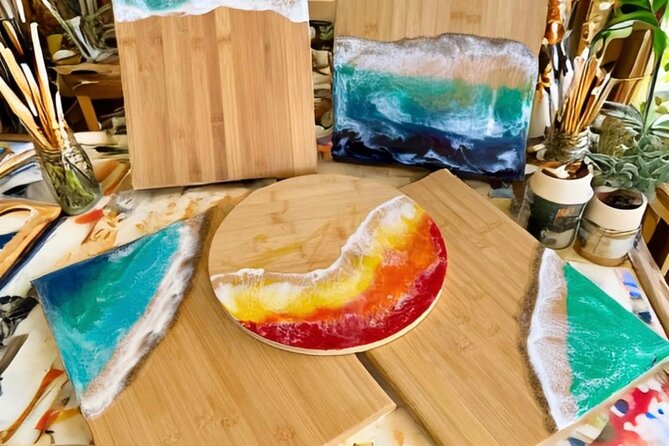 Epoxy Resin Cheese Board Art Class - Booking and Cancellation Policy