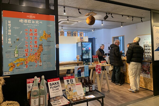 Guided Sake Tasting in Tsukiji - Pairing Sake With Japanese Snacks