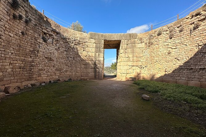 Mycenae, a UNESCO World Heritage Site and the Cyclopean Walls 5H - Pick-Up and Drop-Off Logistics