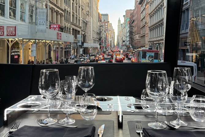 New York City Luxury 4-course Lunch Bus Tour - Food and Drinks