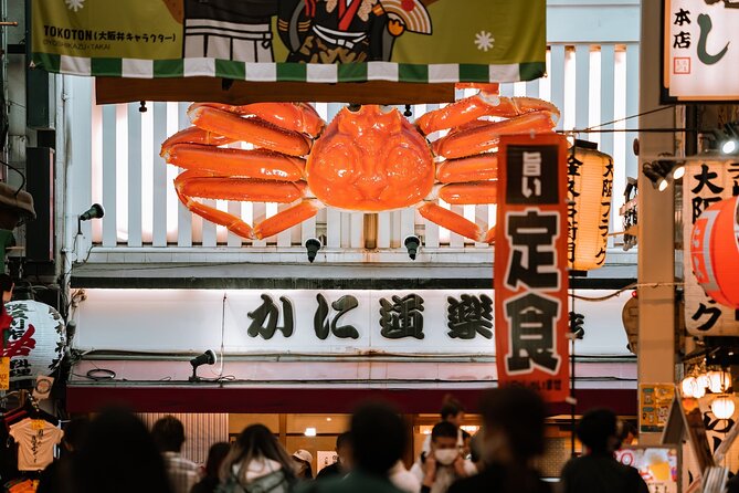 Osaka After Dark A Private Dinner Time Tour In Dotonbori & Namba - Exploring Dotonbori and Namba