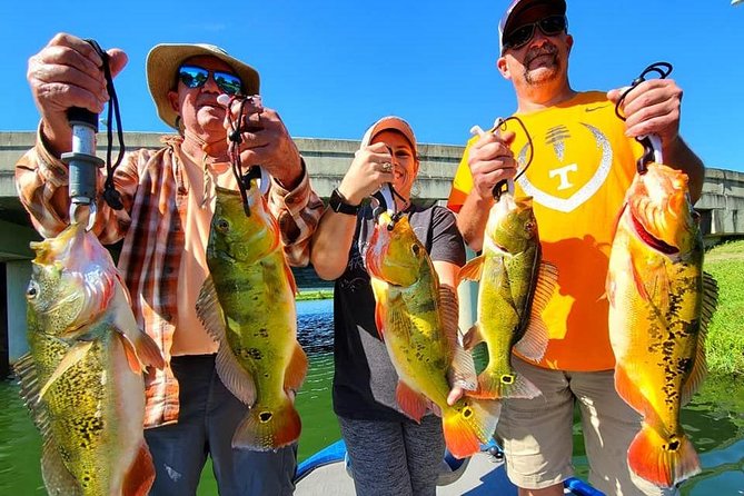 Peacock Bass Fishing Trips Near Boca Raton - Meeting and Pickup Information