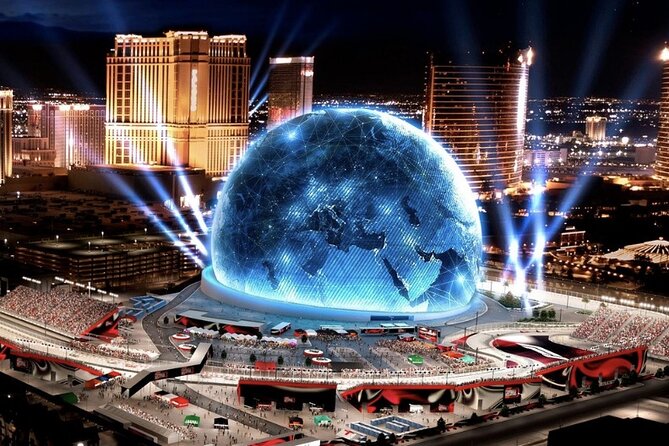 Private 1.5 Hour Sphere Las Vegas Guided Tour in an EVR Car - Booking and Cancellation Policy