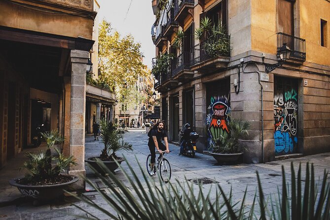 Private Barcelona Street Art and Bike Tour With Local Expert - Biking Through the City