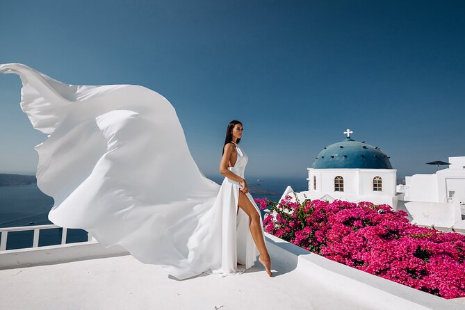 Private Flying Dress Photoshoot in Santorini - Additional Dress Options
