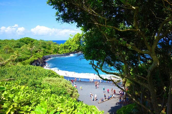 Road to Hana Rainforest, Black Sand Beach, Waterfalls & Lunch - Savoring the Picnic-Style Lunch