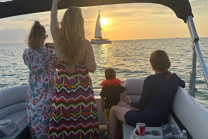 Sunset Tour in Naples Bay on a New Godfrey- All Included - Ideal for Families and Couples