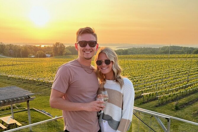 THE PROPOSAL and Engagement Traverse City Wine Tour - Celebrating the Engagement