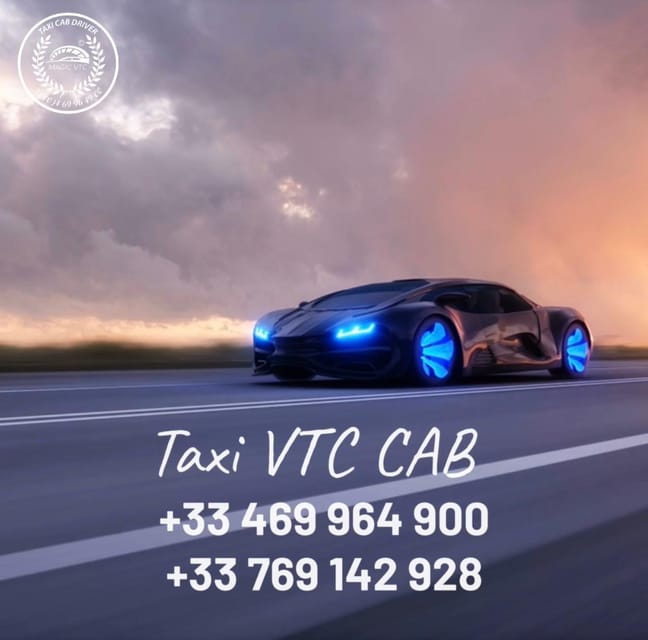 Transfer From Nice to Toulon Taxi VTC Cab Driver - Wheelchair Accessibility