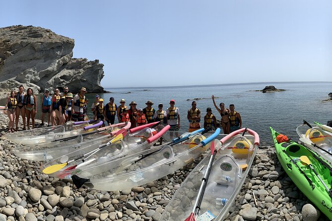 Transparent and Normal Kayak Routes Cabo De Gata Almería - Booking and Cancellation Policy