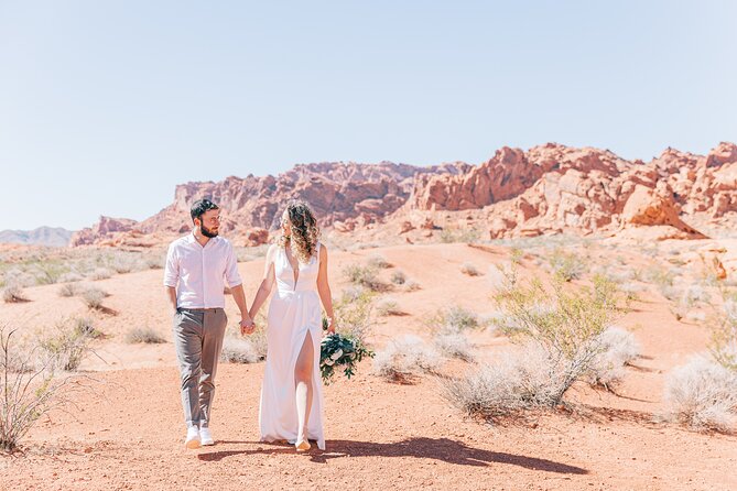 Wedding in French at Valley of Fire - Booking and Confirmation