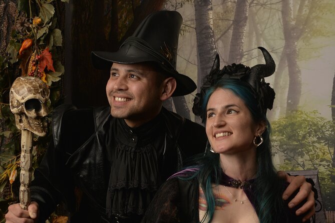 Witch Costume Photo Shoot - Olde Salem Village Theatrical Set - Pricing, Booking, and Cancellation Policy
