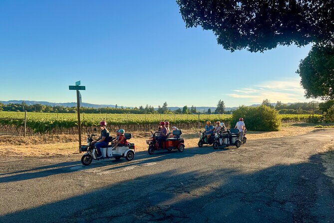 3 Hour Electric Trike Sunset Tour at Sonoma - Experience the Beauty of Napa & Sonoma at Sunset