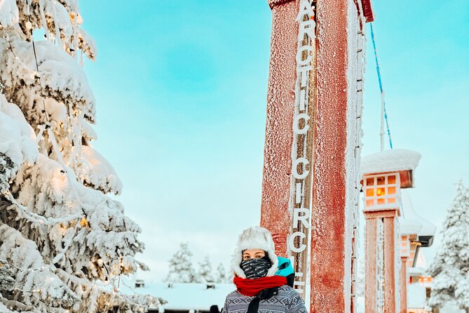All in One Santa Claus Village With Husky Sledding Adventure - Winter Clothing