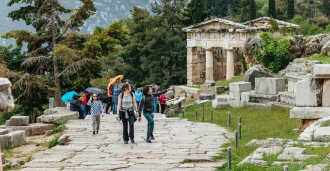 Delphi Oracle & Ancient Corinth Saint Paul Steps - Ancient Corinth Sightseeing