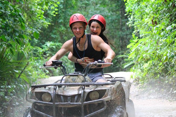 From Playa Del Carmen Experience ATV (Shared) Zipline & Cenote- Includes Lunch - Important Safety Information