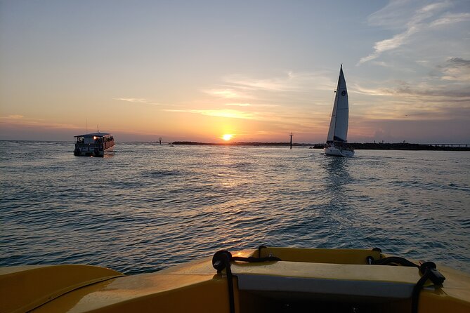 Hydro Rocket Dolphin Sightseeing Boat Tour From Destin - Enjoying the Sunset and Picturesque Views