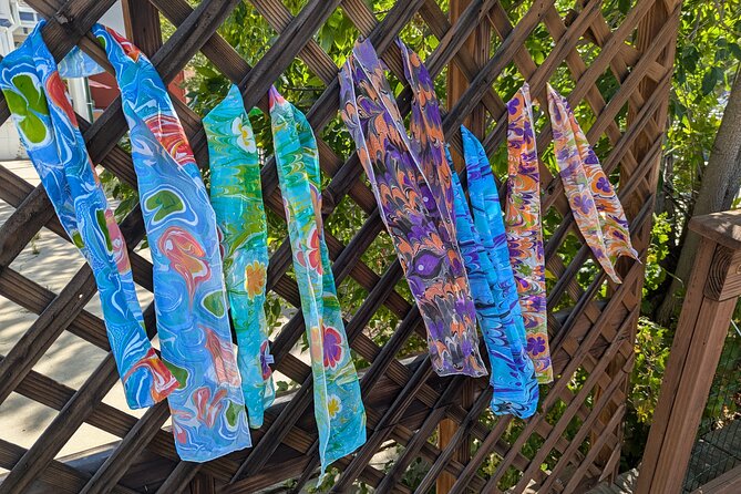 Marbled Silk Scarf, Trucker Hat, Sketchbook or 4 Pieces of Paper - Tips for Sketching in Your Sketchbook