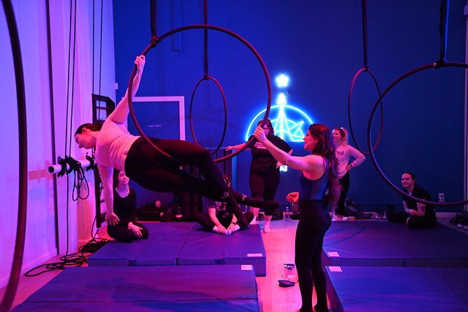 Private Aerial Party for up to 15 People at Sofly Social ATX - How to Book Your Aerial Party Experience