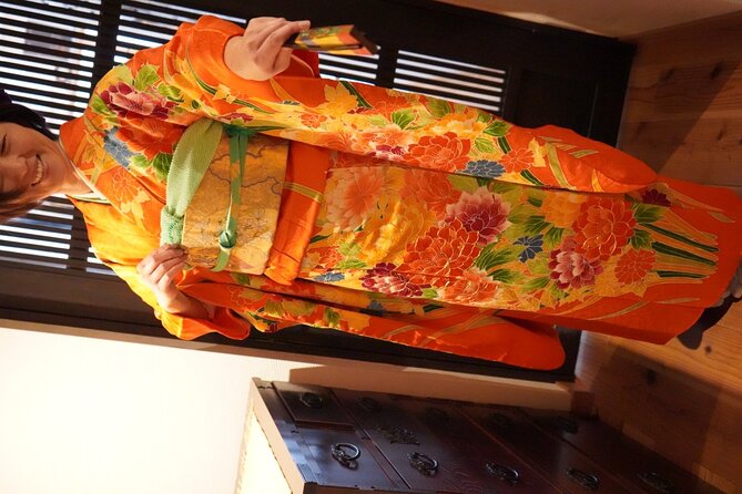 Private Kimono and Tea Ceremony at Local Home Near Tokyo Disney - Donning the Kimono