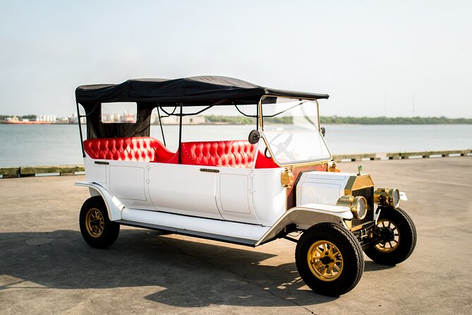 Replica 1908 Model-T Electric Golf Cart Rental - Navigating the Historic District