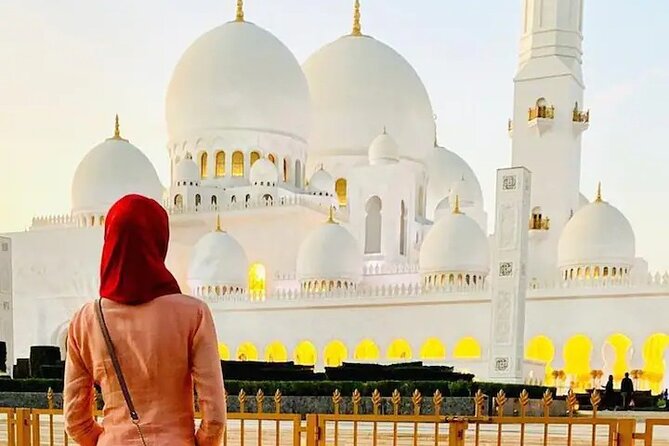 SZ Mosque With Ferrari World & Warner Brother Private Tour - Frequently Asked Questions