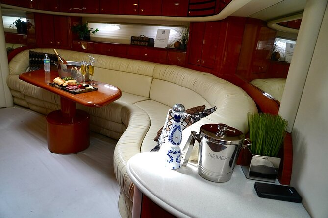 The BIG Sundancer Rental in Miami Beach - About Emocean Boats Miami