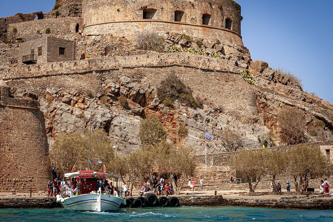 Elounda: Spinalonga Prof. Guided Boat Tour W/ BBQ + Swimming - Ask Away